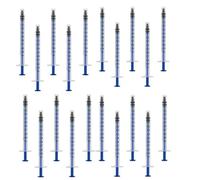 Seringue 20 pièces avec capuchon, seringue de collecte de colostrum sans aiguille pour le remplissage et la mesure des liquides,