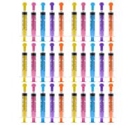 Seringue 5ml Sans Aiguille, 30 Pièces Seringues En Plastique, Avec Capuchon, Pour L'alimentation Des Animaux Domestiques, Mesure De Liquide, Industrie Et La Science, 5 Couleurs