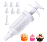 Seringue à glaçage, kit de pâtisserie avec 8 douilles de glaçage, kit de décoration de gâteau, buse à pâtisserie, outil de décoration de gâteau pour les amateurs de pâtisserie