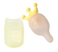 Seringue à médicaments - Outil d'alimentation de 4,33 x 1,57 pouces, tétine de seringue portable pour bébé, tétine en forme de couronne pour l'alimentation de médicaments liquides des tout-petits | Di