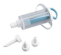Zenker Seringue à pâtisserie 42805 – 4 embouts, plastique, bleu