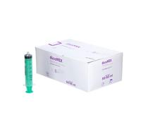 Seringue à usage unique, 3 pièces, stérile, 50 ml, Luer Lock - Boite de 25 pièces