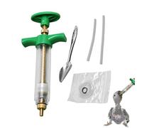 Seringue alimentaire | Kit d'injecteur d'alimentation pour oiseaux bébés avec tuyau souple et cuillères - Ensemble d'injecteurs d'alimentation manuel faciles à nettoyer pour oiseaux malades, lait, L