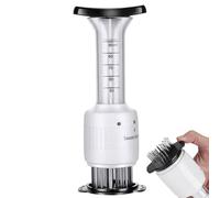 Seringue alimentaire pour assaisonnement - Attendrisseurs de viande - Injecteur de marinade en acier inoxydable durable - Outil d' de saveur de cuisine | Dispositif d'aiguille multi-usage pour