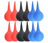 Seringue auriculaire 12 pièces, seringue à ampoule auriculaire en Silicone élastique souple de 30 ml, dispositif d'aspiration réutilisable pour une élimination sûre et efficace de la cire