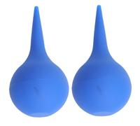 Seringue auriculaire, 2 seringues à ampoule auriculaire de 30 ml, dispositif d'aspiration en silicone élastique souple, seringues réutilisables pour enlever la cire