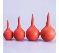 Seringue auriculaire 30/60/90/120 ml avec poire d'aspiration en caoutchouc for laboratoire - Rouge, 1 pièce(120ml)