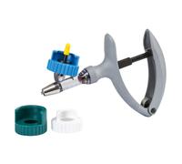 Seringue avec kit d'adaptateur universel Kerbl Eco-Matic LL Bleu 2 ml