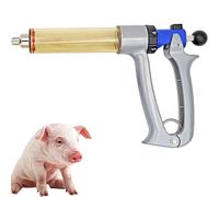 Seringue continue, pistolet injecteur animal avec injections clairement graduées et précises, volume réglable, facile à utiliser pour chèvre, porc, bétail et ferme