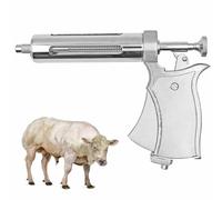 Seringue Continue Pour Animaux De 50ml, Distributeur De Médicaments Vétérinaires, Dosage Réglable, Connecteur D'aiguille Universel, Tige De Traction En Acier Inoxydable, Injections Précises Et Faciles