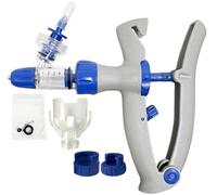 Seringue Continue RéGlable pour éLevage, Pistolet Injecteur VéTéRinaire RéUtilisable 2 ml/5 ml/10 ml, Injection de PréCision pour Animaux et Volailles(A,5ML)