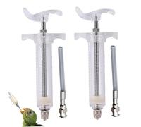 Seringue d'alimentation pour bébés Oiseaux, 2 pièces, seringue en Plastique pour Nourrir Les Oiseaux, Lait ou médicaments pour perroquets Malades, pour bébé