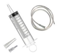 Seringue de 100 à 500 ml avec tube de 1 m - Pour une utilisation en laboratoire, transfert de liquide et entretien des plantes, grande capacité (100 ml4 pièces)