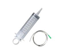 Seringue de 100 à 500 ml avec tuyau de 1 m - Pompe à huile à vide pour nourriture, colle et transfert de liquide (100 ml)