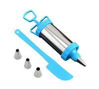 Seringue de décoration de gâteau - Outil d'injecteur de glaçage réutilisable pour desserts | Décorateur de crème en acier inoxydable pour cupcakes, pâtisserie, accessoires de cuisine, seringue à crème
