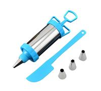 Seringue de décoration de gâteaux en métal - Injecteur de remplissage de glaçage de cupcakes, outils de décoration de crème de dessert réutilisables de qualité alimentaire, outils de décoration de