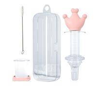 Seringue de médecine pour bébé,Seringue de médecine pour bébé | Distributeur mignon de mangeoires pour bébés | Ustensiles d'alimentation pour bébé, seringue compte-gouttes, sucette pour Goowafur