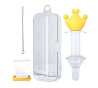 Seringue de médecine pour bébé,Seringue de médecine pour bébé, Seringue d'alimentation orale de dessin animé, Seringue compte-gouttes pour médicaments liquides et autres nutriments liquides, Niktule