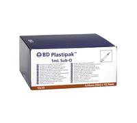 Seringue de précision BD Plastipak Test et Sub-Q - 1ml Sub-Q + aiguille 26G x 12.7 mm