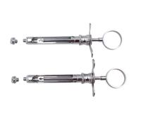 Seringue dentaire en acier inoxydable, 1 pièce, seringue d'aspiration d'anesthésie, injecteur de dentiste, outil d'instrument chirurgical de dentisterie hook tip 1set