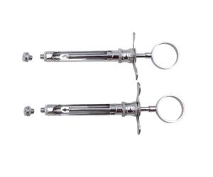 Seringue dentaire en acier inoxydable, 1 pièce, seringue d'aspiration d'anesthésie, injecteur de dentiste, outil d'instrument chirurgical de dentisterie sharp tip
