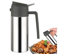 Seringue d'huile en acier inoxydable - Vaporisateur d'huile réutilisable, vaporisateur de cuisson | Vaporisateur d'huile d'olive de qualité alimentaire pour la cuisine - Barbecue à pompe à pression