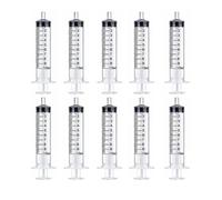 Seringue en plastique réutilisable pour mesurer les nutriments - Marque - Modèle - 10ml - 10 pièces