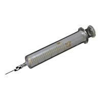 Seringue en verre avec aiguille en métal, 5 ml/10 ml pour réparation de téléphone et huile de soudure (10 ml)