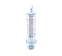 Seringue en verre de gros calibre - 150 ml/200 ml/250 ml/300 ml/500 ml - Dispositif de lavement de laboratoire durable for l'extraction d'échantillons(200ml)