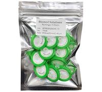 Seringue filtres PES (Polyethersulfone) 25 mm de diamètre 0,45 UM Pore Taille non stériles Lot de 10