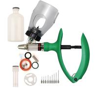 Seringue Injectrice pour BéTail, Pistolet D'Injection pour Volailles, Seringues Continues RéGlables avec Insertion de Flacon, Injection PréCise(E-2ml)