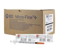 Seringue insuline BD Micro-Fine - 0.5 mL + aiguille 29G x 12.7 mm