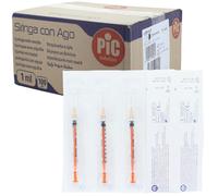 Seringue montée 1ml Pic - 25G - 0.5 x 16 mm