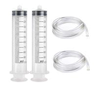Seringue Multifonction 100ml avec Tuyaux, Kit de 2 Seringues de Précision, 19cm x 3,5cm