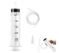 Seringue Plastique, 250ml Grande Seringue, Seringue Plastique Avec Tuyau, Seringues Avec Tuyau, 250ml Plastique Seringue Avec 1m Tube, Seringue En Plastique Avec Tube Pour Mesure De Liquide