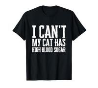 Seringue pour Chat diabète hélicoptère Chat Maman Papa Chat diabète T-Shirt