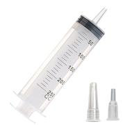 Seringue super grande 200 ml/250 ml - pour transfert de liquide, irrigation des plantes, parfum et encre (250 ml)