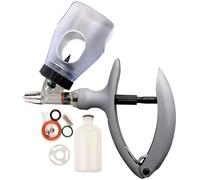 Seringue VéTéRinaire 2 ml - 5 ml - 10 ml, Pistolet Injecteur à Dose RéGlable pour Injection Continue de PréCision Chez les Bovins, les Caprins et les Porcins(B,2ML)