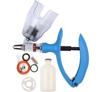 Seringue VéTéRinaire à Injection Continue, Pompe D'Injection de PréCision RéGlable 2 ml/5 ml/10 ml, Pistolet Injecteur pour Flacons DestinéS Au BéTail(D,2ML)