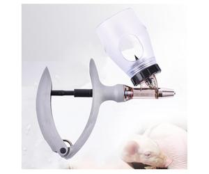 Seringue VéTéRinaire, Seringue Continue RéGlable Automatique, Branchez Une Seringue Continue pour BéTail Bovins Poulets Moutons Porcs(Size:5ML)