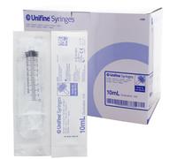 Seringues 3 pièces non montée Unifine Syringes Owen Mumford - 10 mL - Cône Luer centré