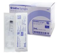 Seringues 3 pièces non montée Unifine Syringes Owen Mumford - 2 mL - Cône Luer centré