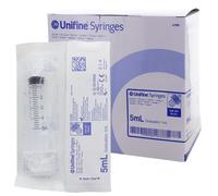 Seringues 3 pièces non montée Unifine Syringes Owen Mumford - 5 mL - Cône Luer Lock