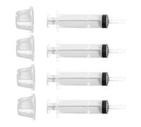 Seringues à shot - Seringues à shot réutilisables de 60 ml avec couvercle en dentelle - 4 injecteurs de fête de tir | Cadeau de fête d'Halloween multifonction réutilisable avec 4 tasses pour