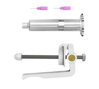 Seringues manuelles - Outil de propulsion - Tube en métal et piston - Distributeur manuel simple à utiliser pour pâtes à souder