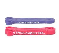 Serious Paire de Fitness en Acier Beginniner Lot - Paires de Traction # 1, 2 (5-50.) Crossfit/Pilates Power Band Ensemble