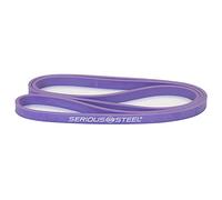 Serious Steel Fitness Lot de 32 Bandes d'entraînement de résistance Violettes (système de Bandes d'exercice Portables - Idéal pour Les Personnes de Moins de 1,7 m de Haut) - #1 Violet