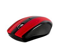 Serioux Mouse Rainbow 400, Souris d'Ordinateur sans Fil, USB, capteur Optique, Distance de Fonctionnement 10 m, précision : 10001600 DPI réglable, 4 Boutons, 2 Piles AA, Rouge