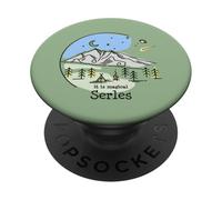 Serles Mountain Stubai Summit Stubaital Randonnée Tyrol Autriche PopSockets PopGrip Adhésif