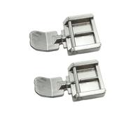 SERMALOER Lot de 2 pieds à clipser pour fermeture éclair compatibles avec Singer 5554, 6038, 6160, 6180, 6199, 6416, 6500, blanc 3100, 972